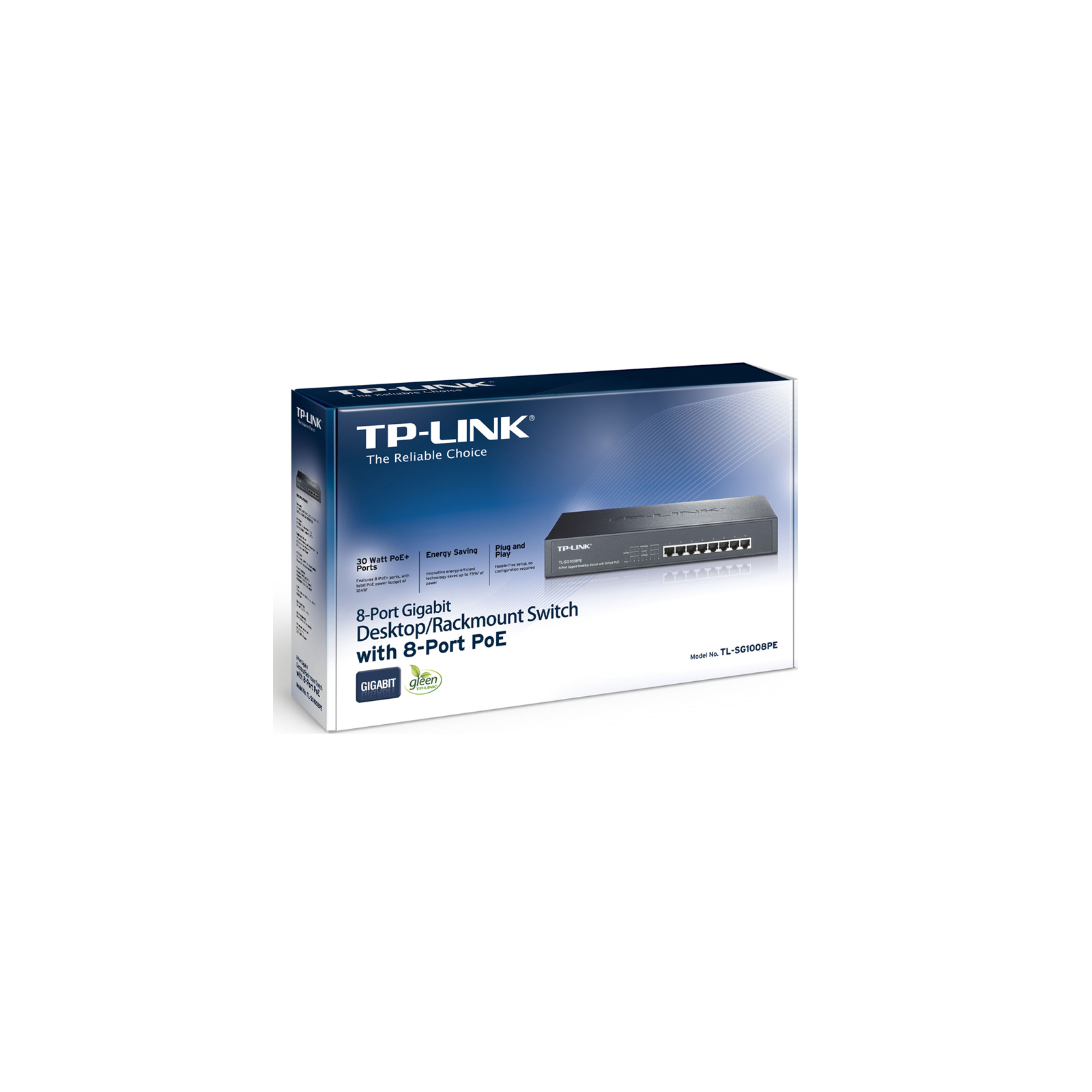 Коммутатор сетевой TP-Link TL-SG1008PE изображение 4