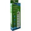 Сетевой фильтр питания Defender ES 5m 5 роз. white (99483) изображение 2