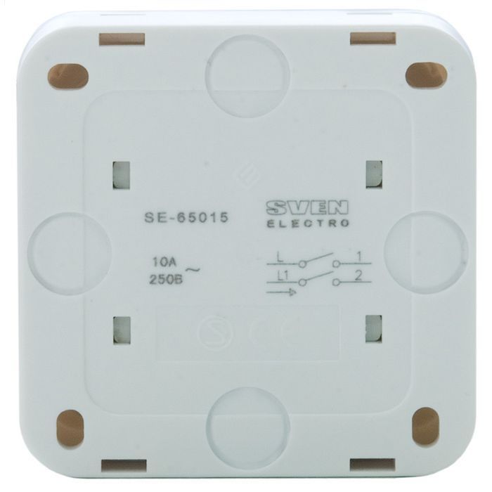 Вимикач Sven SE-65015 white (7100050) зображення 4
