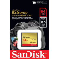 Карта памяти SanDisk 64GB Compact Flash Extreme (SDCFXS-064G-X46) изображение 2