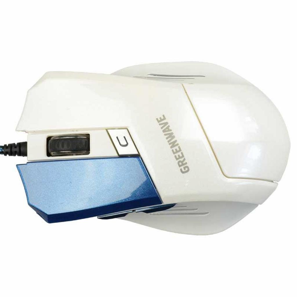 Мишка Greenwave MX-555L USB, white-blue (R0013757) зображення 4
