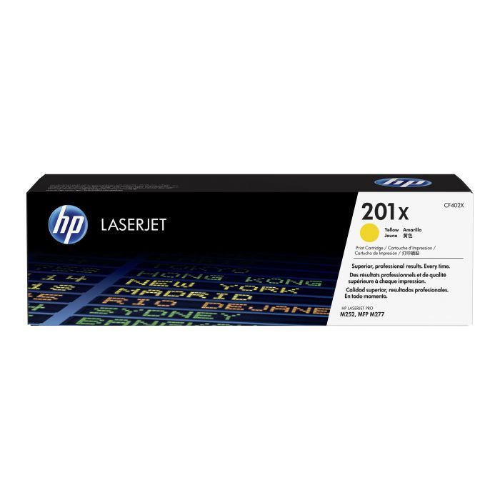 Картридж HP CLJ  201X Yellow (CF402X)