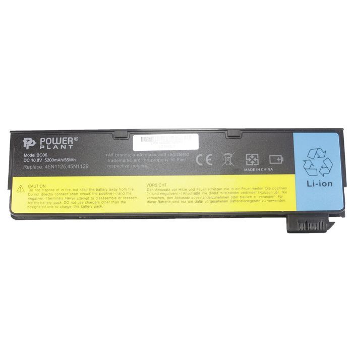 Аккумулятор для ноутбука LENOVO ThinkPad T440 (45N1127) 10.8V 5200 mAh PowerPlant (NB00000252)