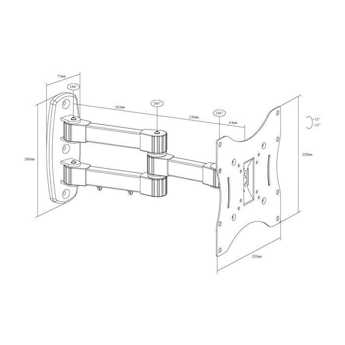 Кронштейн X-Digital STEEL SA245 Black изображение 3