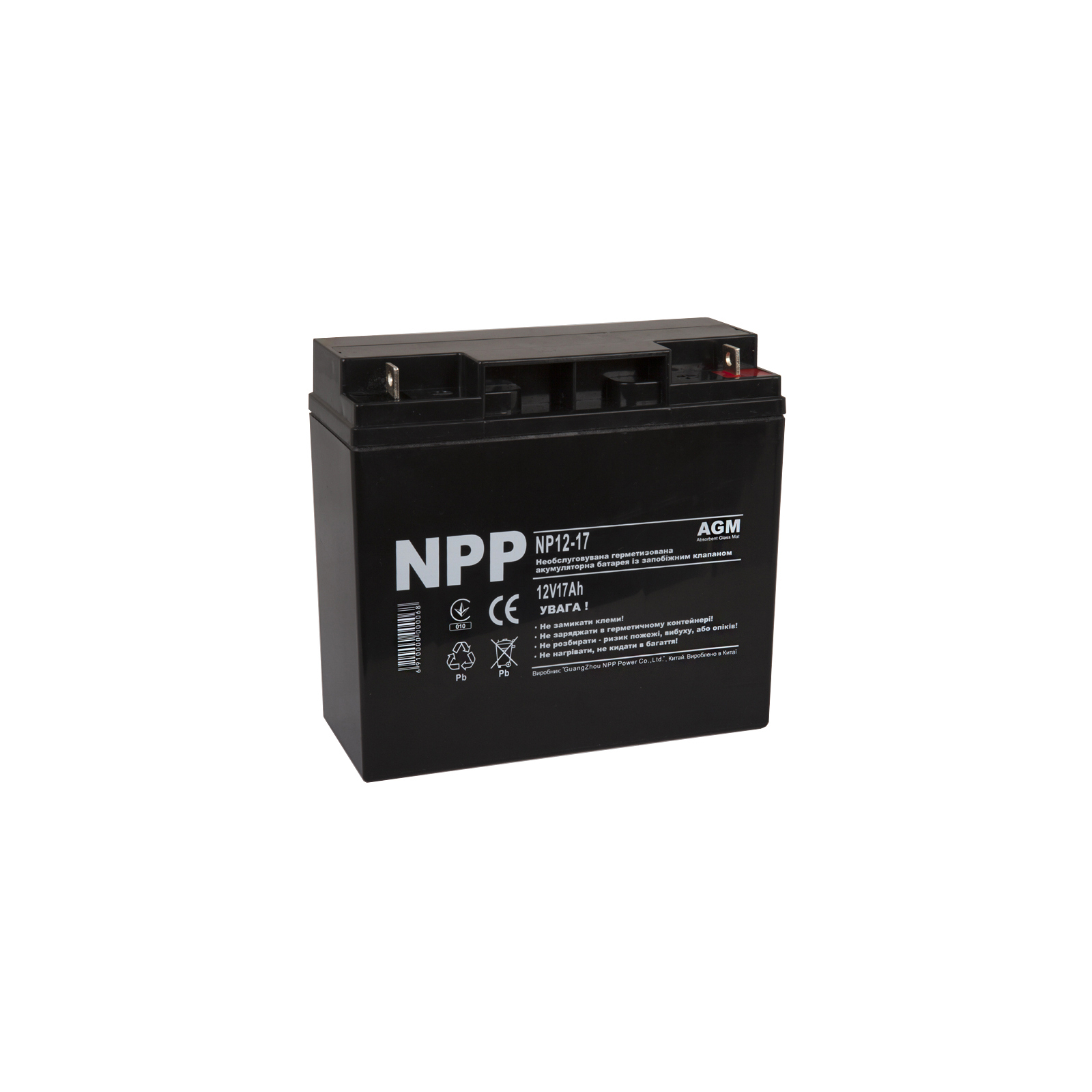 Батарея к ИБП NPP 12В 17 Ач (NP12-17)