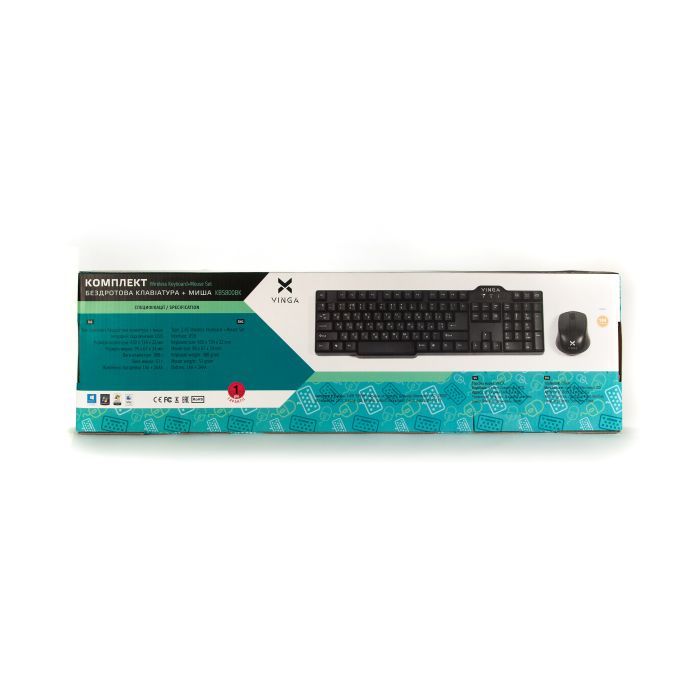 Комплект Vinga KBS800BK зображення 10