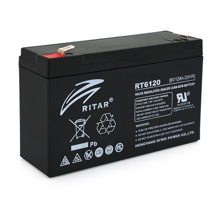 Батарея к ИБП Ritar RT6120A, 6V-12Ah (RT6120)