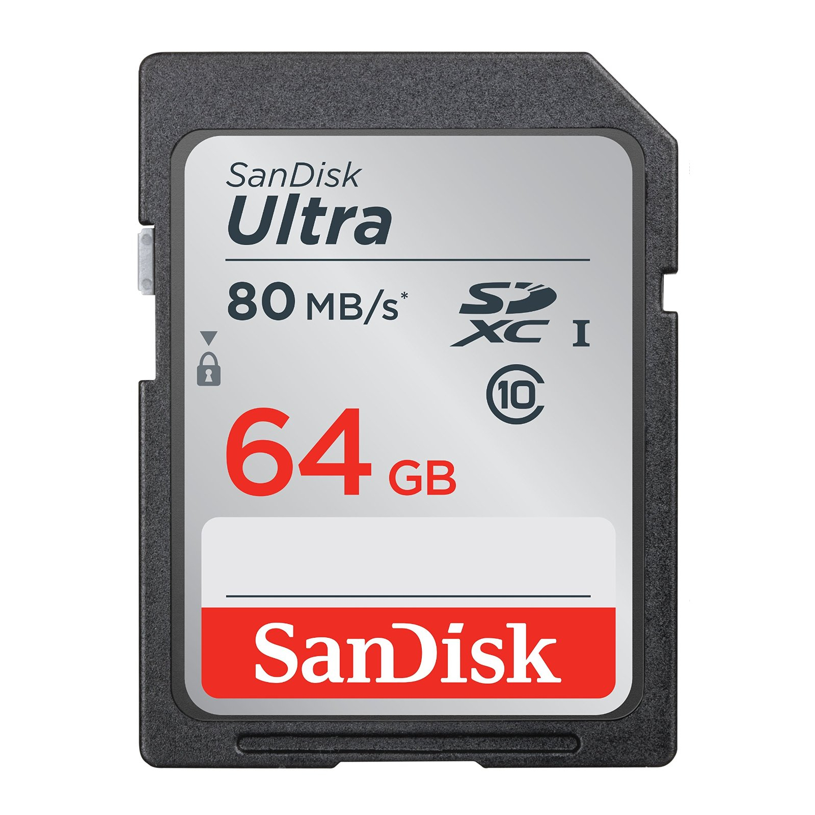 Карта памяти SanDisk 64GB SDXC Class 10 UHS-I (SDSDUNC-064G-GN6IN)