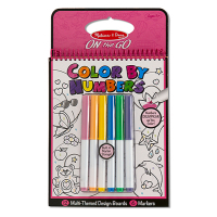 Набор для творчества Melissa&Doug Цветная раскраска по номерам розовая (MD5377)