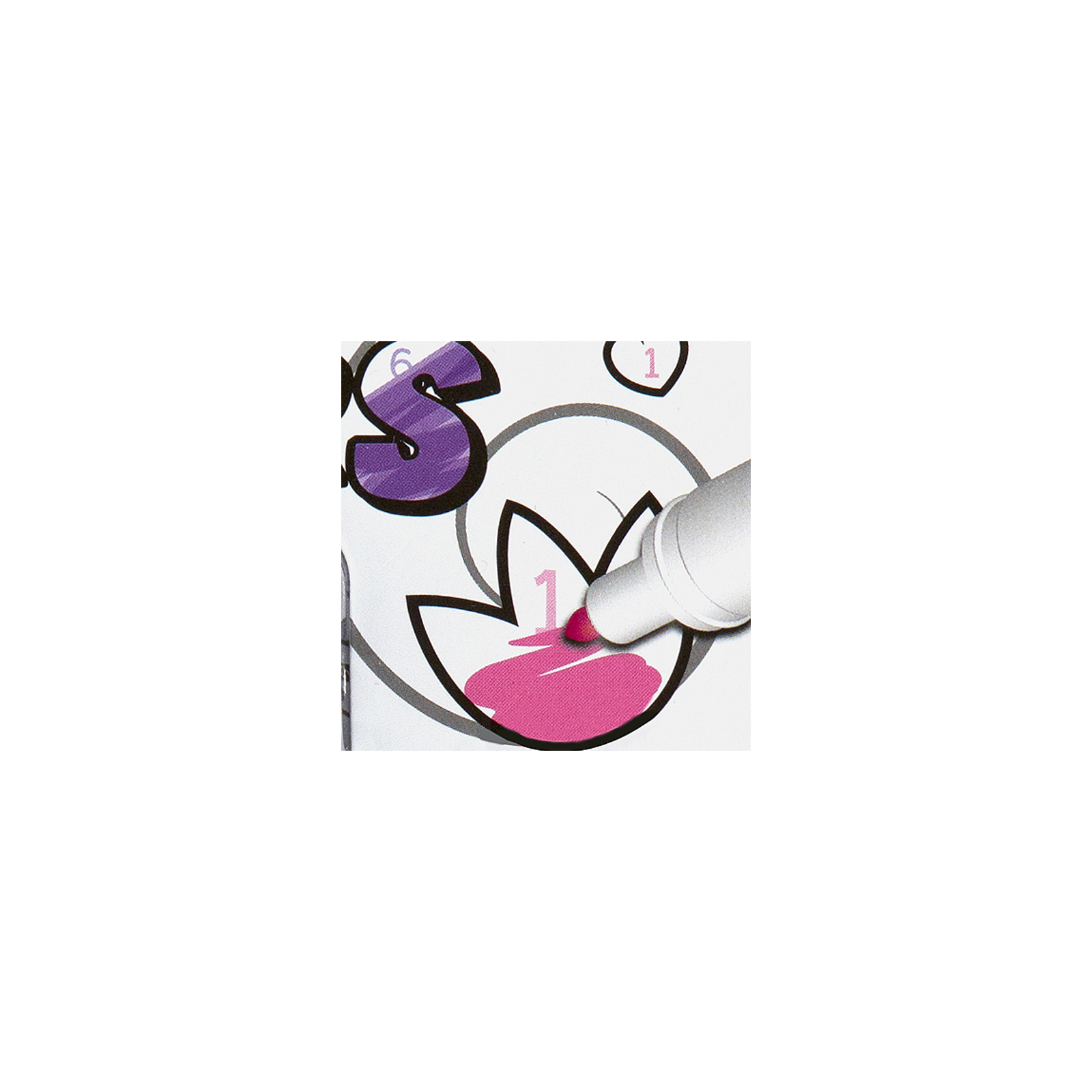 Набор для творчества Melissa&Doug Цветная раскраска по номерам розовая (MD5377) изображение 2