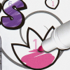 Набір для творчості Melissa&Doug Цветная раскраска по номерам розовая (MD5377) зображення 2