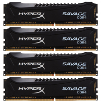 Модуль памяти для компьютера DDR4 32GB (4x8GB) 2800 MHz HyperX Savage Kingston Fury (ex.HyperX) (HX428C14SBK4/32)