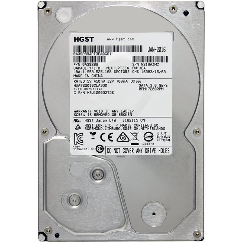Жорсткий диск 3.5" 1TB WDC Hitachi HGST (# 0A10951 / HUA722010CLA330 #)