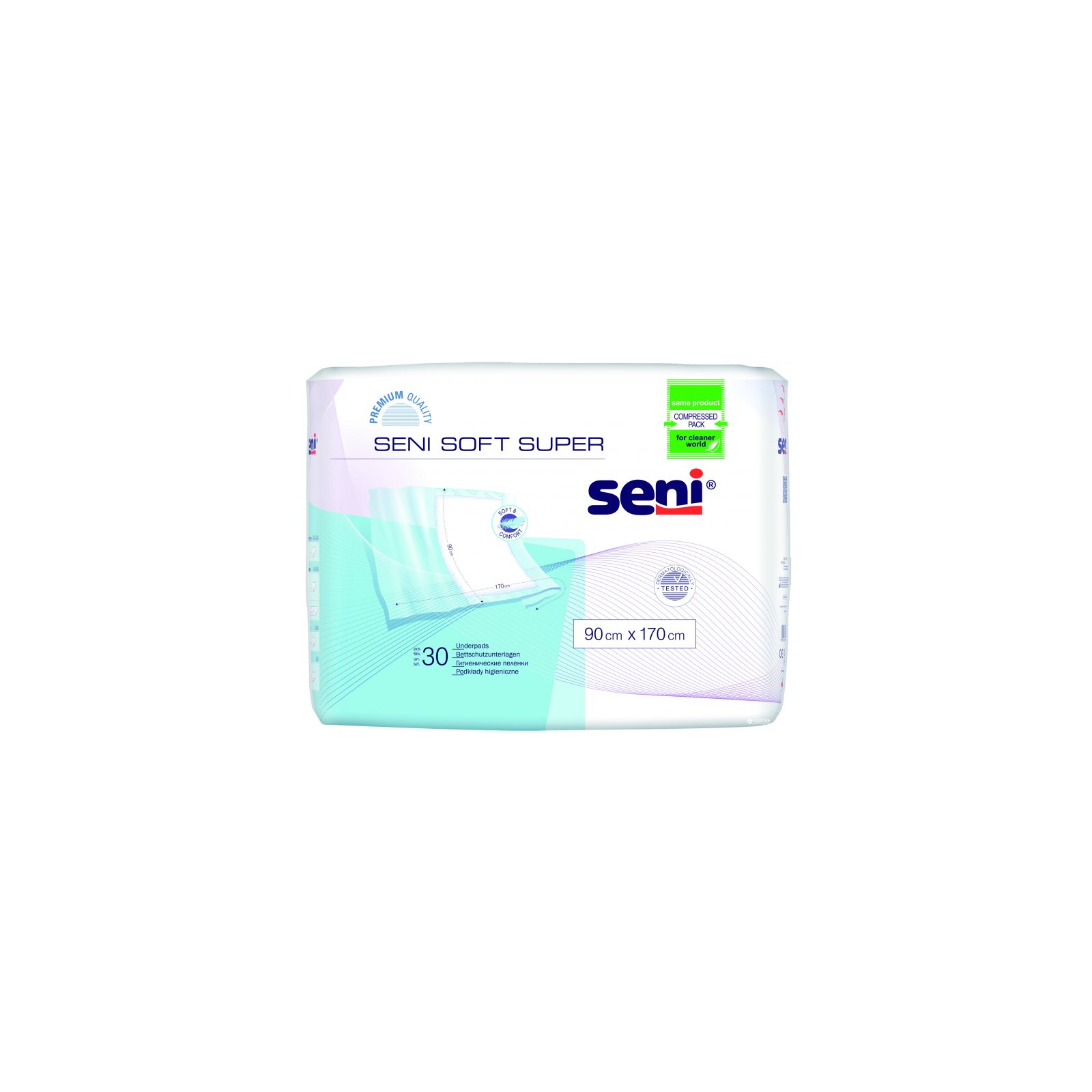 Пеленки для младенцев Seni Soft 90x170 см 30 шт (5900516691998)