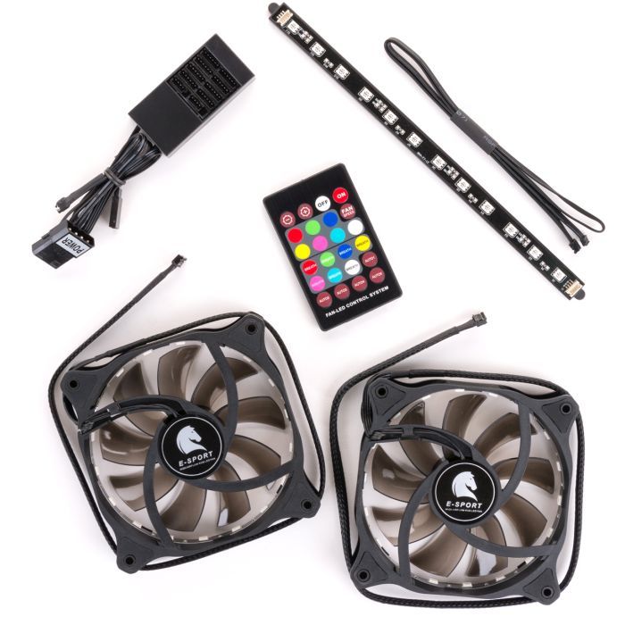 Кулер для корпуса Sama E-SPORT RGB KIT