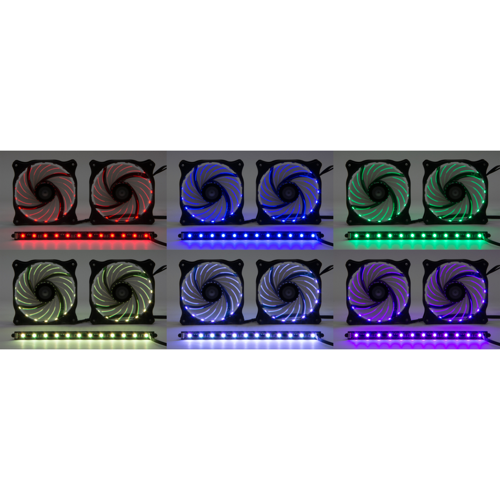 Кулер для корпуса Sama E-SPORT RGB KIT изображение 2