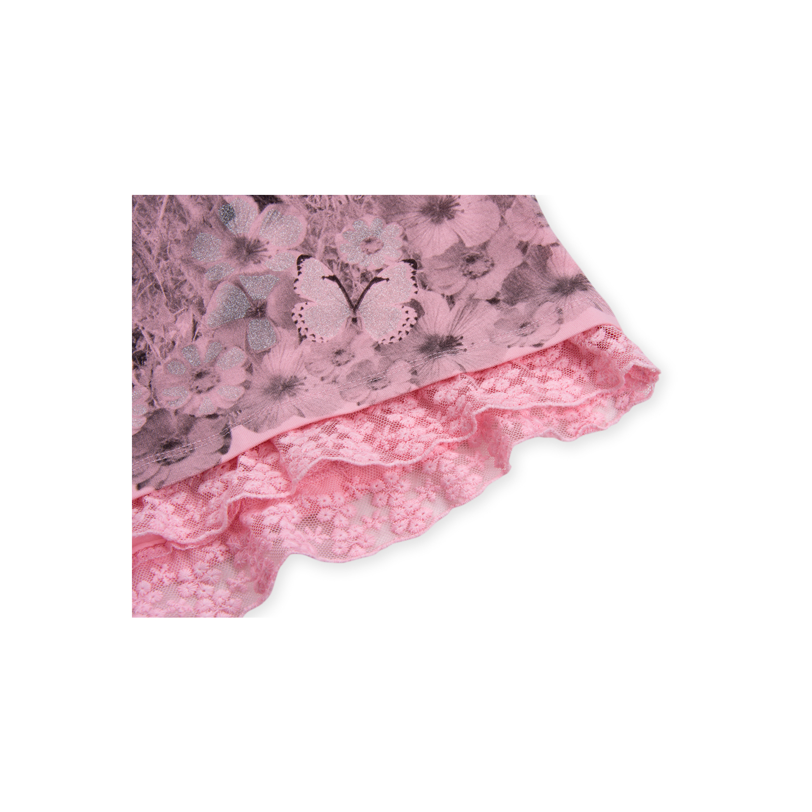 Кофта Breeze с олененком и бабочками (7309-98G-pink) изображение 3