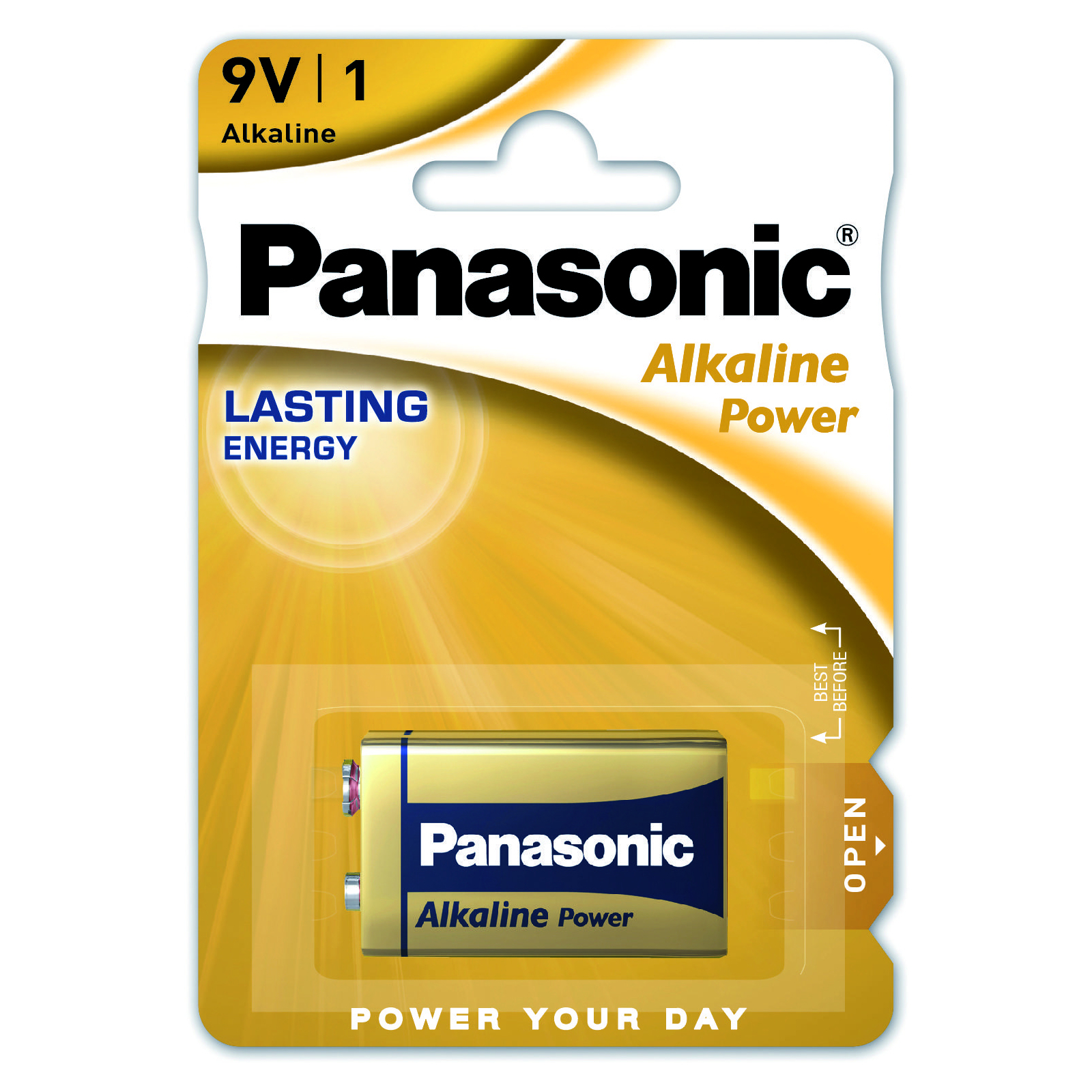 Батарейка Panasonic Крона 6LR61 Alkaline Power * 1 (6LF22APB/1BP)