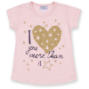 Набор детской одежды Breeze с золотым сердцем (8735-104G-pink) изображение 2