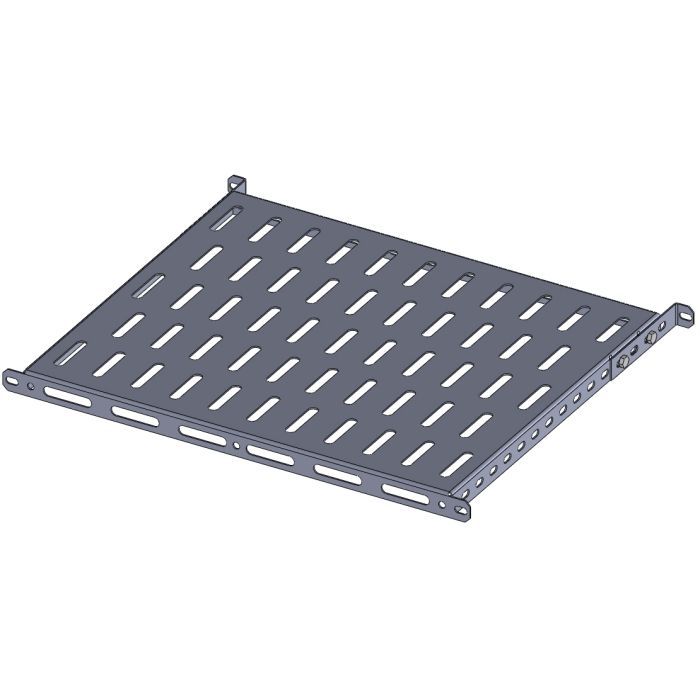 Полка 19" CSV 1U 375 K, глуб. 375 мм. (1-375-К)