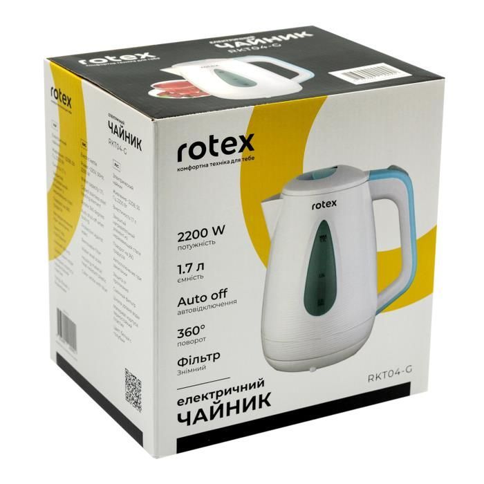 Електрочайник Rotex RKT04-G зображення 3