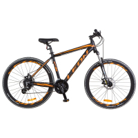 Велосипед Leon 26" HT-80 2018 AM 2018 14G DD рама-20" Al черно-оранжевый (OPS-LN-26-028)