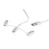 Дата кабель USB 2.0 AM to Lightning + Micro 5P + USB-C 1.0m Cablexpert (CC-USB2-AMLM32-1M-W) зображення 2