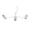 Дата кабель USB 2.0 AM to Lightning + Micro 5P + USB-C 1.0m Cablexpert (CC-USB2-AMLM32-1M-W) зображення 4