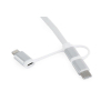 Дата кабель USB 2.0 AM to Lightning + Micro 5P + Type-C 1.0m Cablexpert (CC-USB2-AMLM32-1M-W) изображение 5
