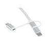 Дата кабель USB 2.0 AM to Lightning + Micro 5P + USB-C 1.0m Cablexpert (CC-USB2-AMLM32-1M-W) зображення 5
