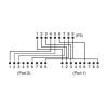 Розгалужувач Digitus витой пары, STP, cat.5e, 1x2RJ-45 (DN-93904) зображення 2