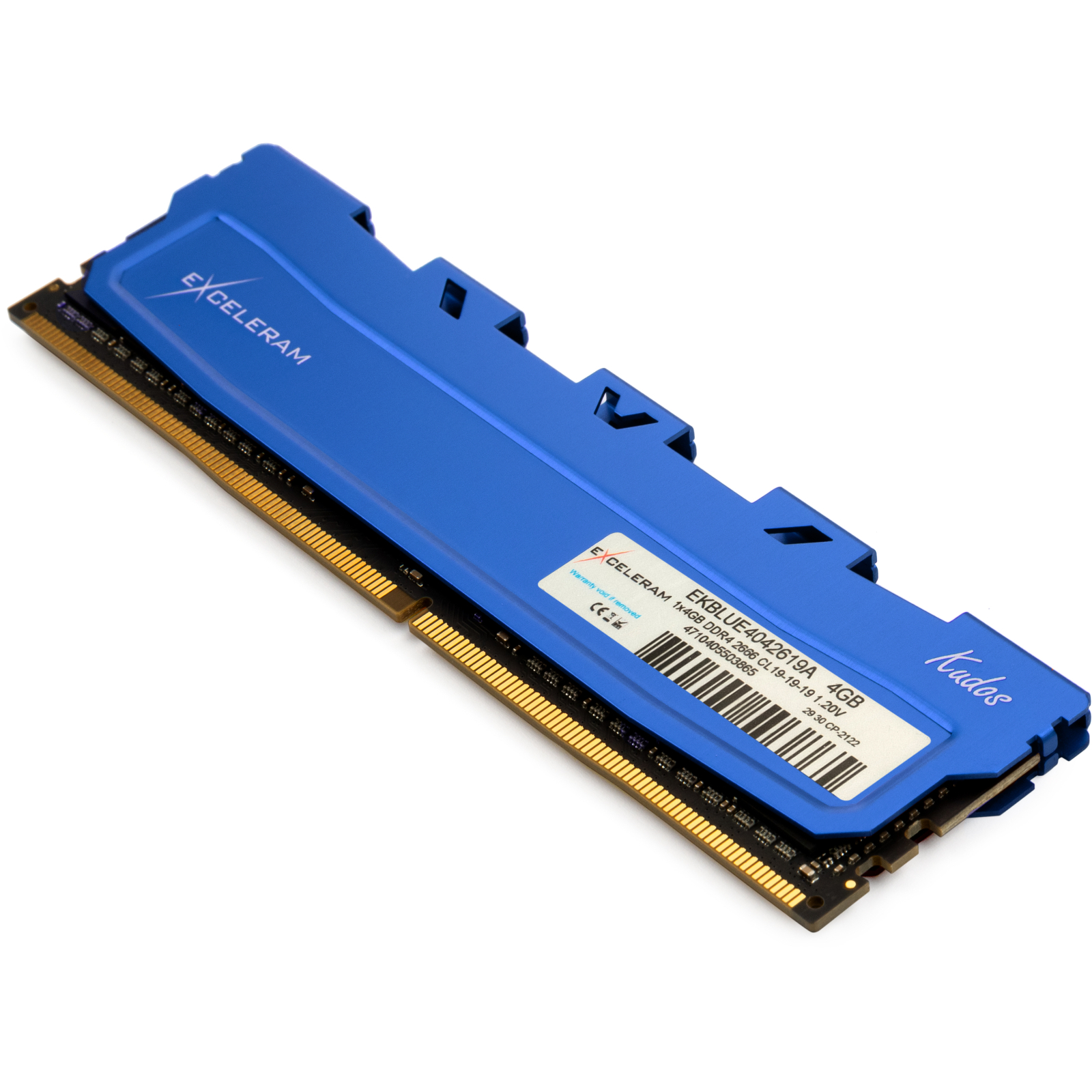 Модуль пам'яті для комп'ютера DDR4 8GB 2666 MHz Kudos Blue eXceleram (EKBLUE4082619A) зображення 2