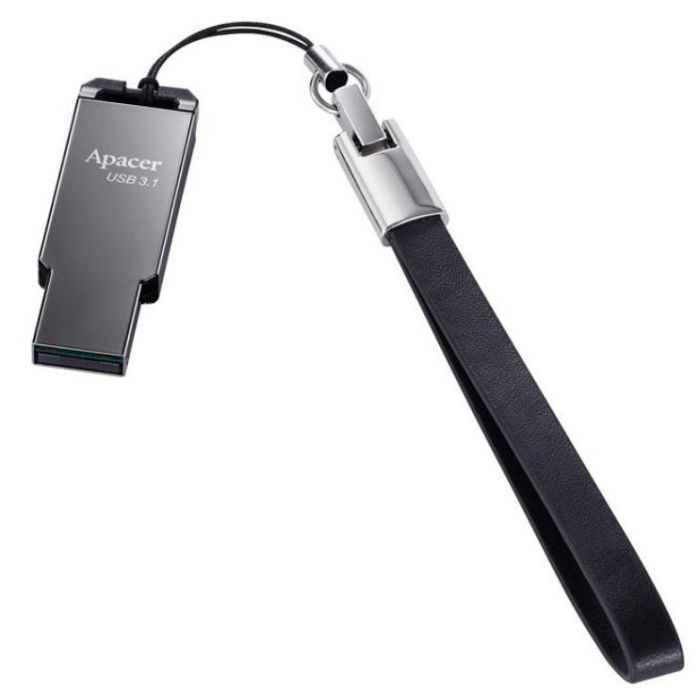 USB флеш накопитель Apacer 32GB AH360 Ashy USB 3.1 Gen1 (AP32GAH360A-1) изображение 3