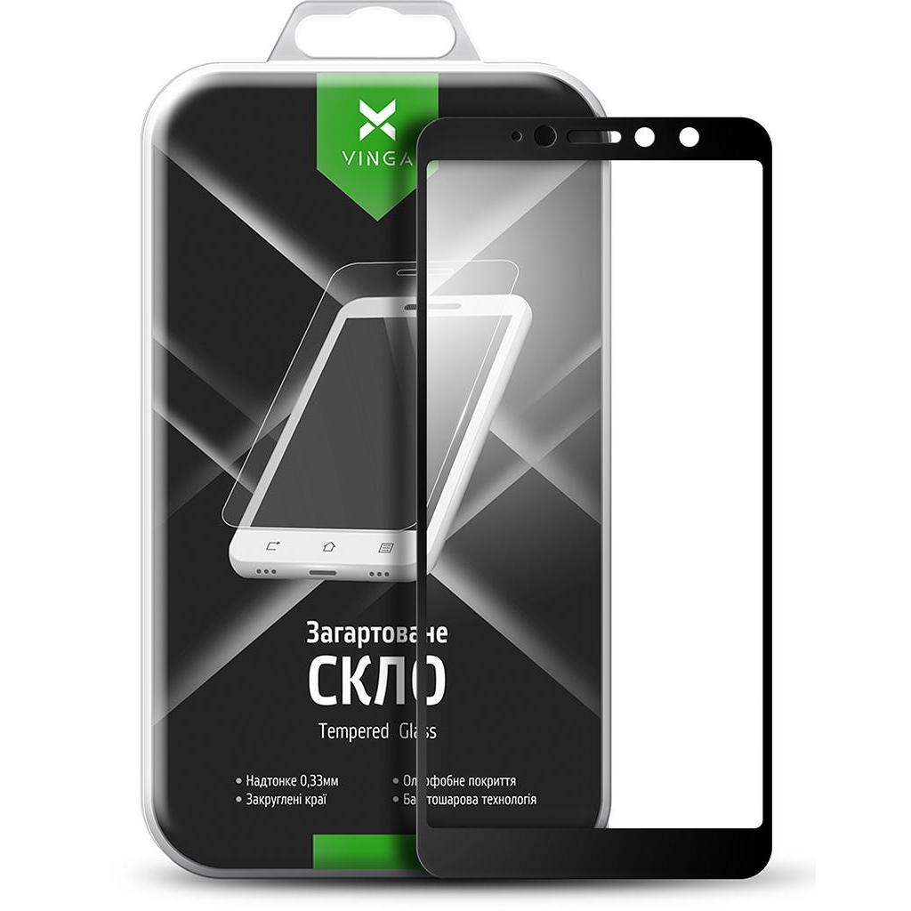 Стекло защитное Vinga для Xiaomi S2 Black (VTPGS-XS2) изображение 2