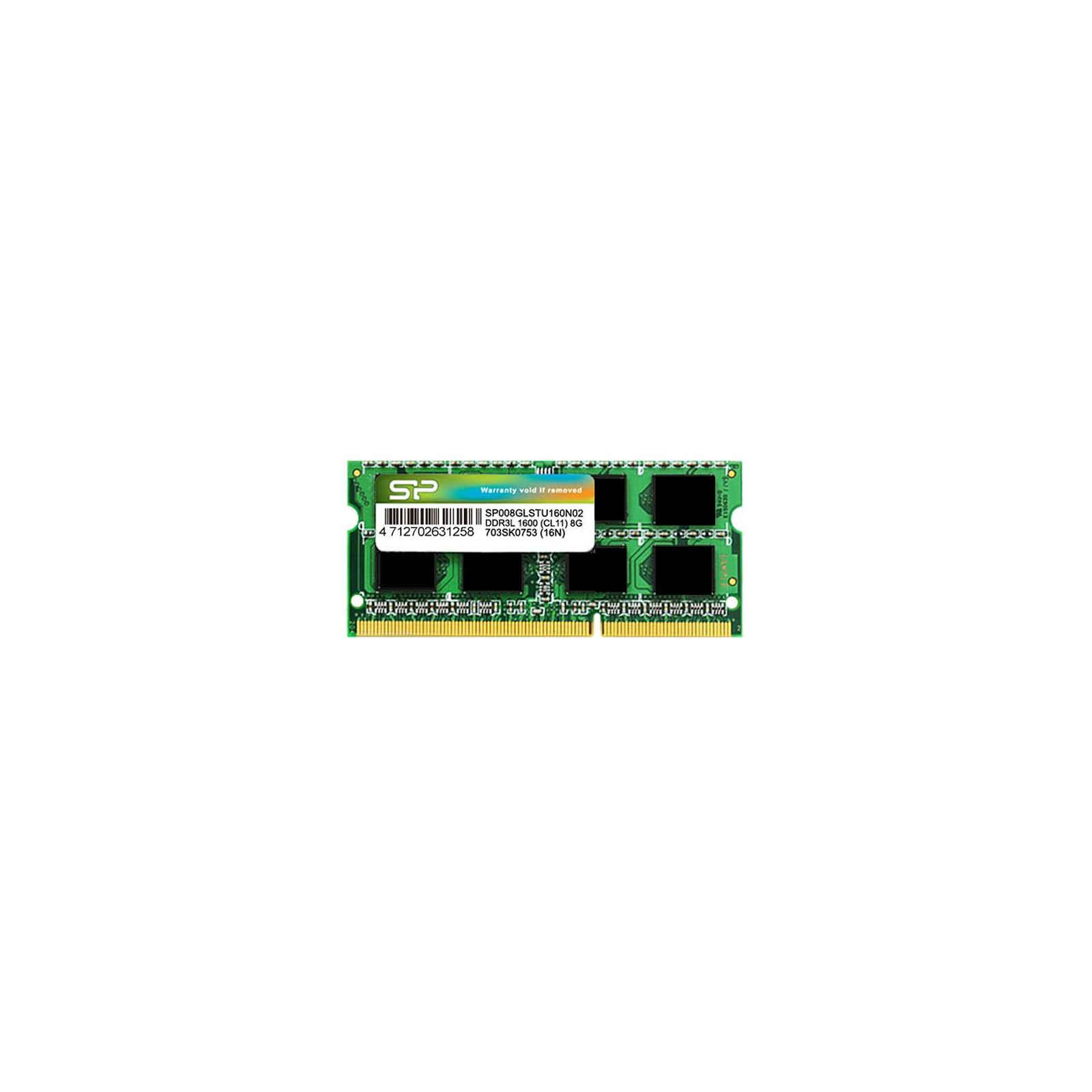 Модуль памяти для ноутбука SoDIMM DDR3 2GB 1600 MHz Silicon Power (SP002GLSTU160V02)