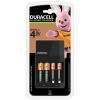Зарядное устройство для аккумуляторов Duracell CEF14, 4 часа, 1 шт. (Includes 2 AA1300mAh & 2 AAA750mAh) (5007497 / 5004990) изображение 2