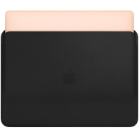 Чехол для ноутбука Apple 13" MacBook Pro, Leather Sleeve, Black (MTEH2ZM/A) изображение 3