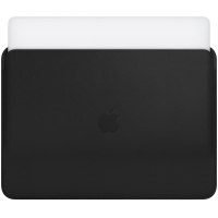 Чехол для ноутбука Apple 13" MacBook Pro, Leather Sleeve, Black (MTEH2ZM/A) изображение 4