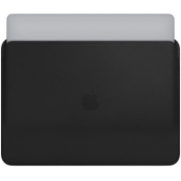 Чехол для ноутбука Apple 13" MacBook Pro, Leather Sleeve, Black (MTEH2ZM/A) изображение 5