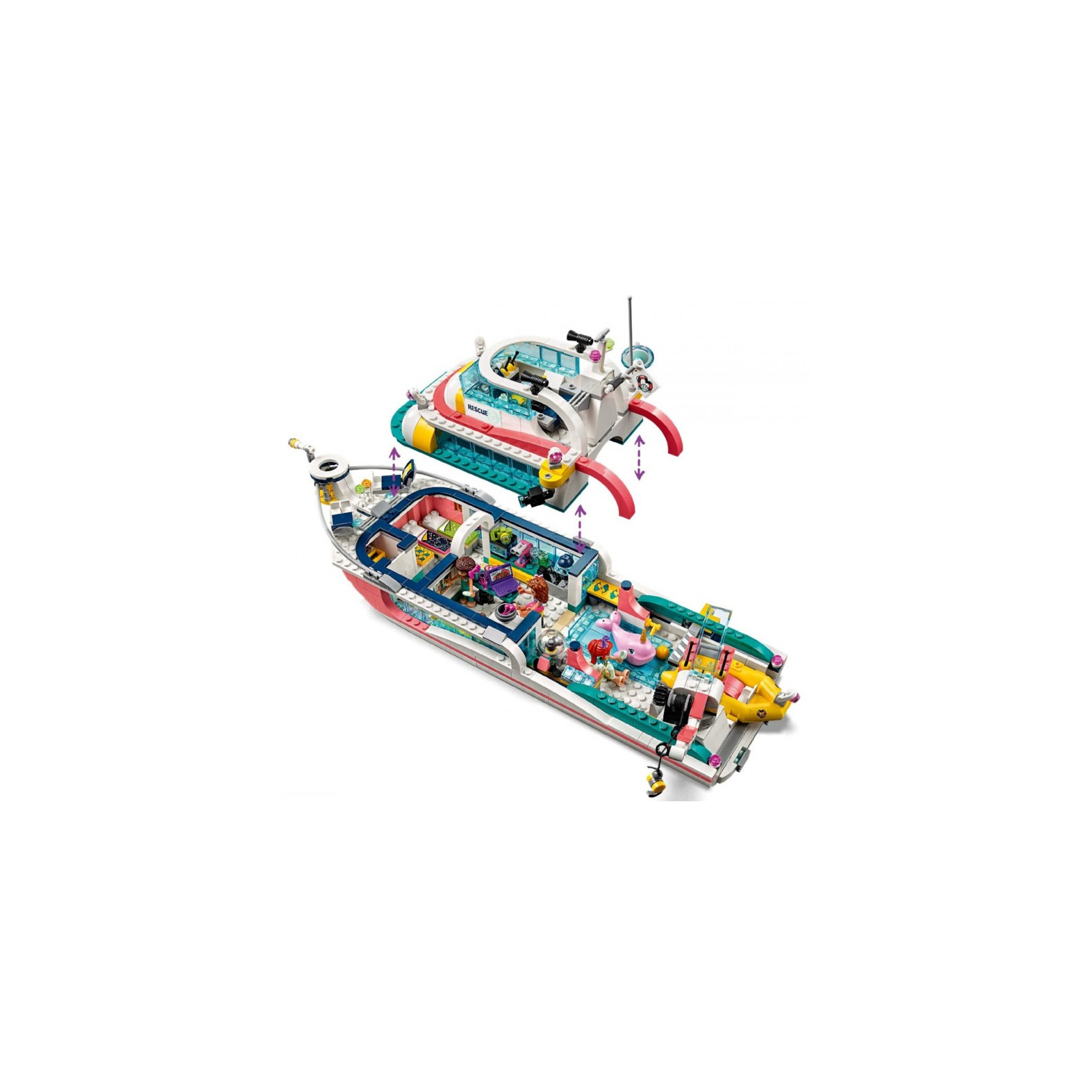 Конструктор LEGO Friends Катер для рятувальних операцій (41381) зображення 5