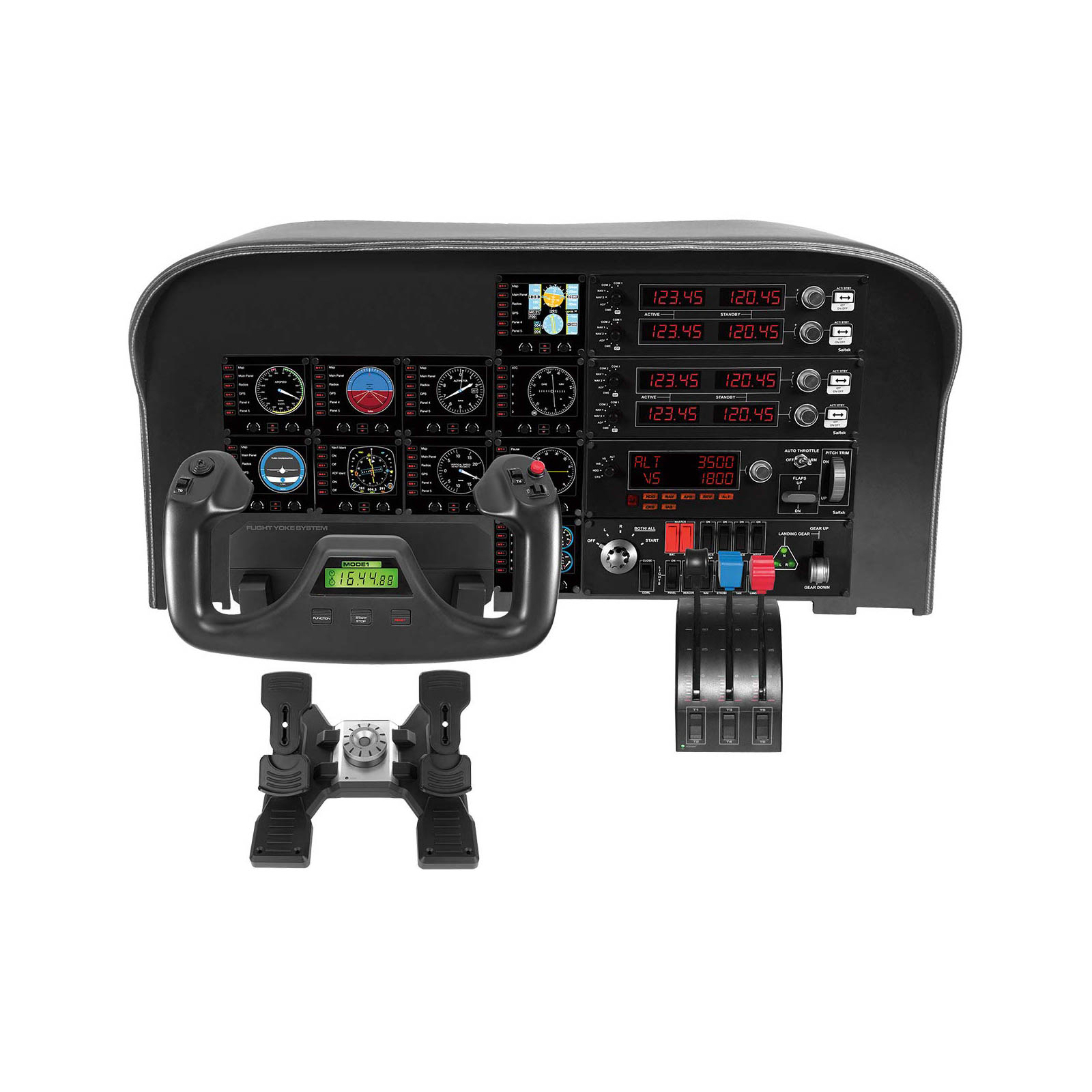 Педали игровые Logitech G Saitek Pro Flight Rudder Pedals PC (945-000005) изображение 4