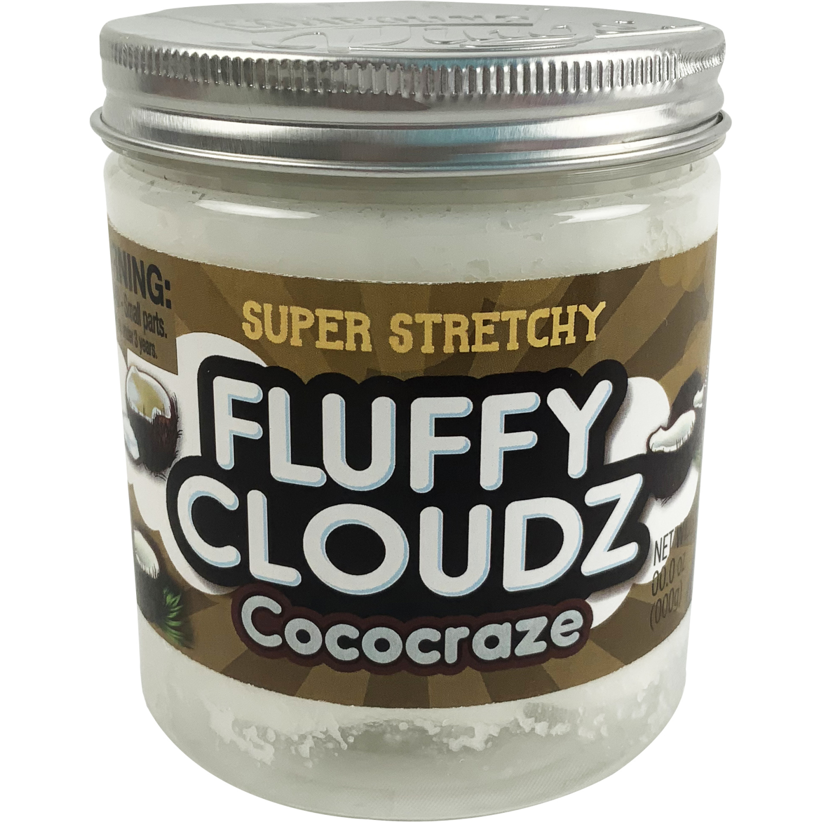 Набор для творчества Compound kings Slime Fluffy Cloudz аромат Кокос 190 г (300002-4)