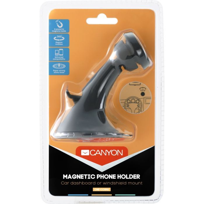 Универсальный автодержатель Canyon Front car dashboard magnetic phone holder (CNE-CCHM6) изображение 5