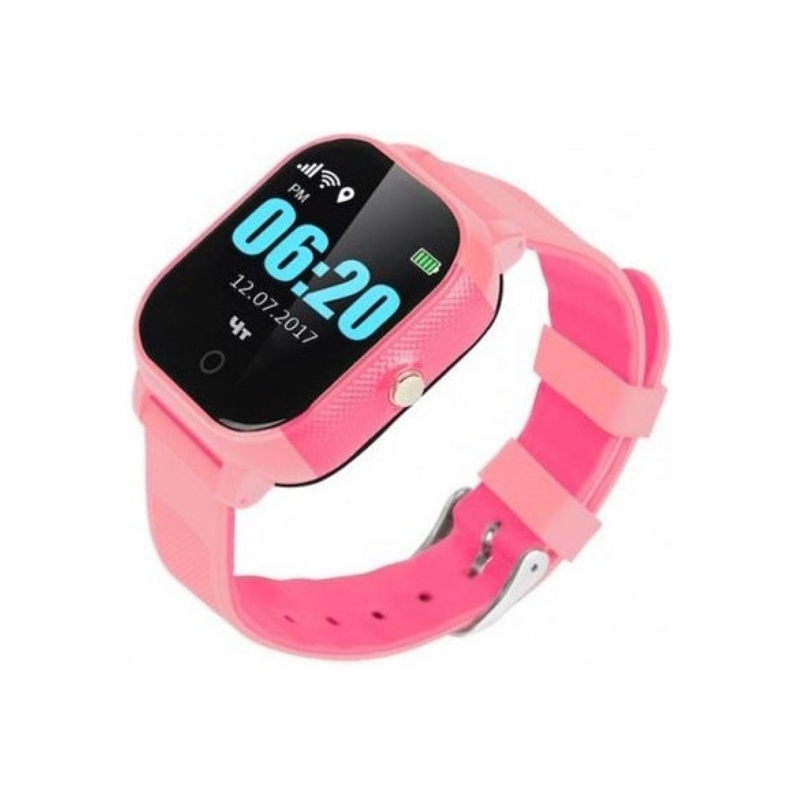 Смарт-годинник GoGPS К23 Pink Детские телефон-часы с GPS треккером (K23PK)