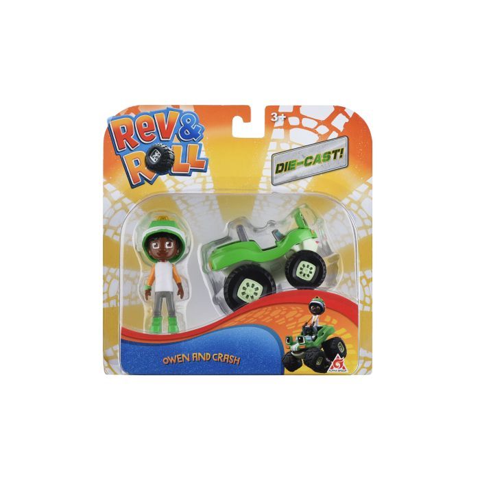 Ігровий набір Rev&Roll Рев та Рамбл DieCast Овен та Краш (EU881041) зображення 7