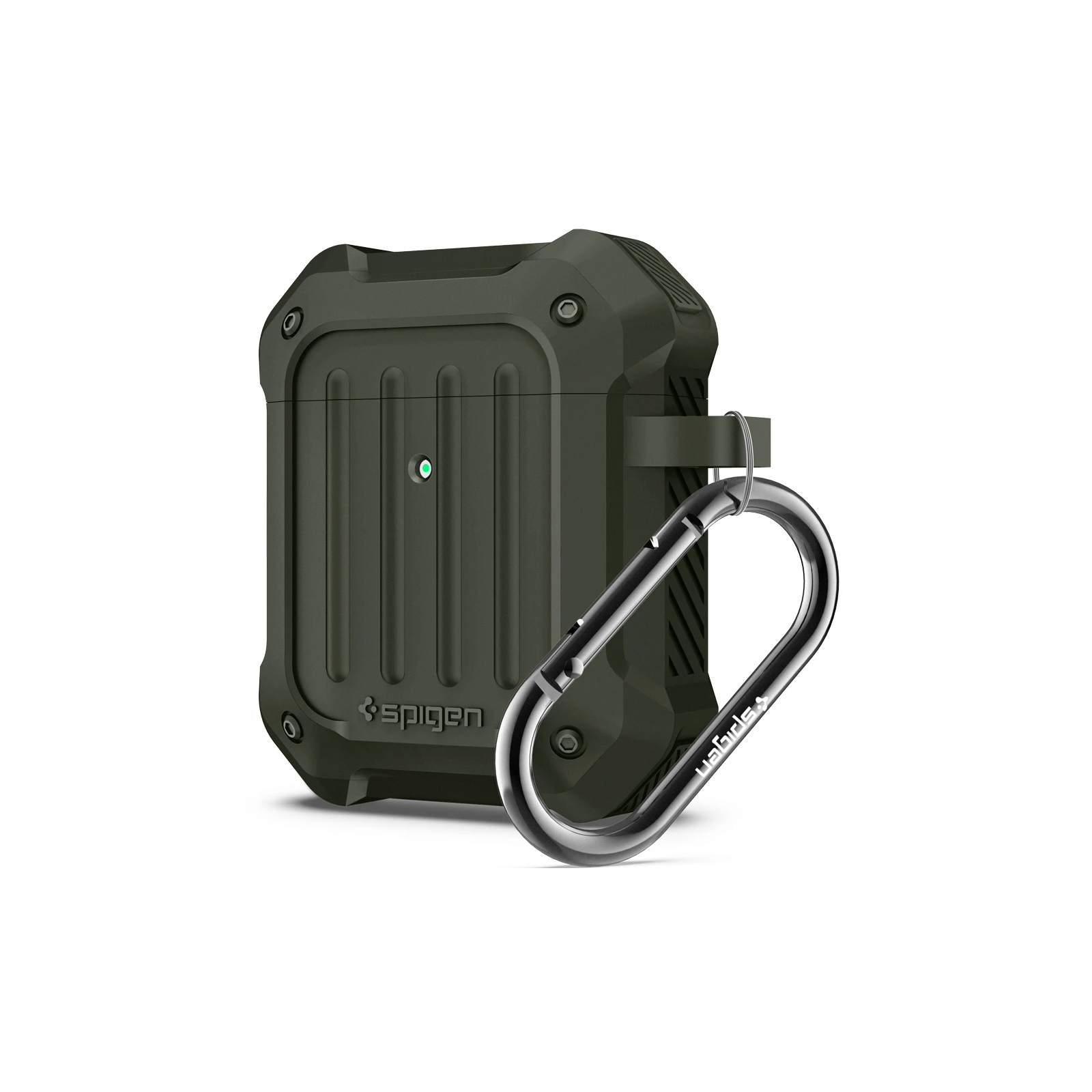 Чохол для навушників Spigen для Airpods Tough Armor Military Green (074CS26499)