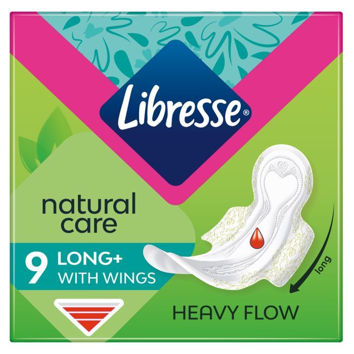 Гигиенические прокладки Libresse Natural Care Ultra Clip Super 9 шт (7322540523744)