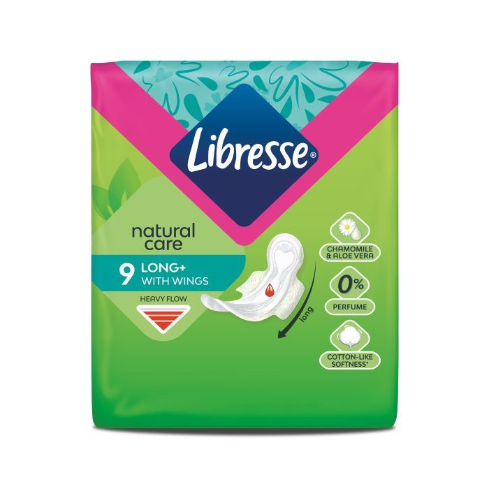 Гигиенические прокладки Libresse Natural Care Ultra Clip Super 9 шт (7322540523744) изображение 2