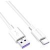 Дата кабель USB 2.0 AM to USB-C 1.0m 5A white ColorWay (CW-CBUC019-WH) зображення 3