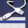 Дата кабель USB 2.0 AM to Type-C 1.0m 5A white ColorWay (CW-CBUC019-WH) изображение 6